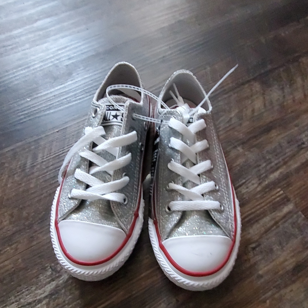 Kids glitter converse